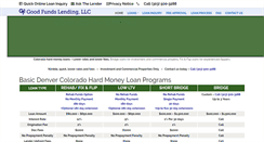 Desktop Screenshot of goodfundslending.com