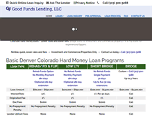 Tablet Screenshot of goodfundslending.com